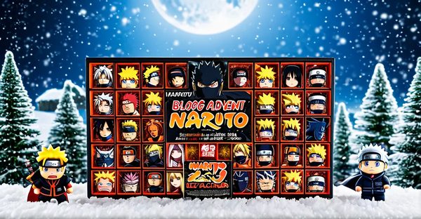 Calendrier de l'avent naruto : 24 surprises exclusives pour fans
